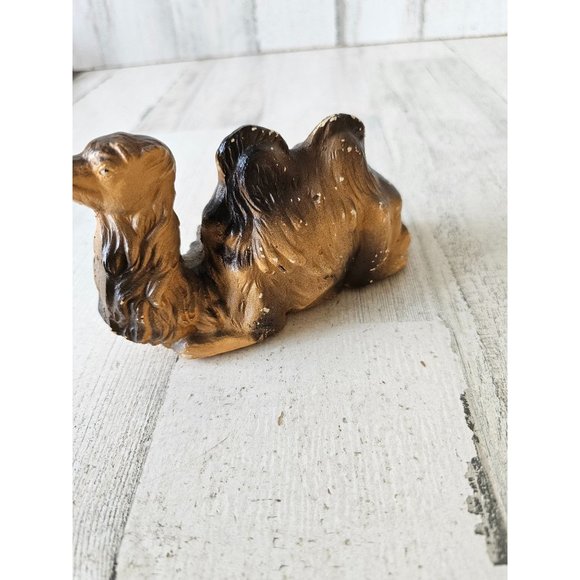Vintage chalkware camel nativity village Xmas decor - Picture 3 of 11